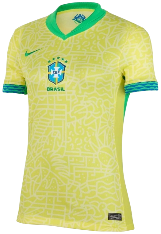 Camisa Feminina I Seleção do Brasil 2024 Home 